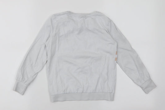 George Girls White  100% Cotton Pullover Sweatshirt Size 7-8 Years  Pullover - Peanuts Snoopy