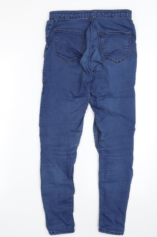 Topshop Womens Blue  Cotton Jegging Jeans Size 28 in L26 in Slim