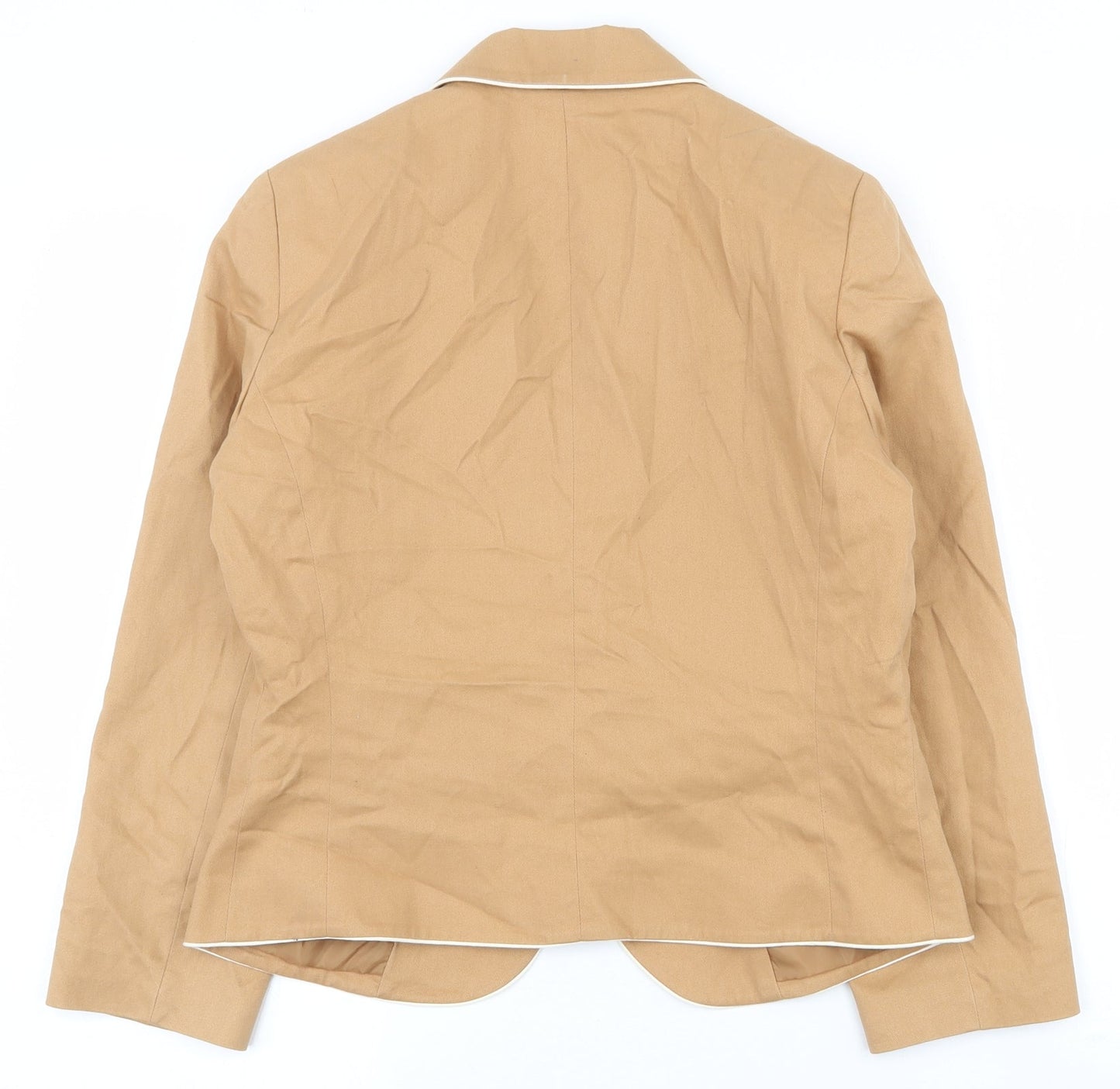 New Look Womens Brown   Jacket  Size 12  Button