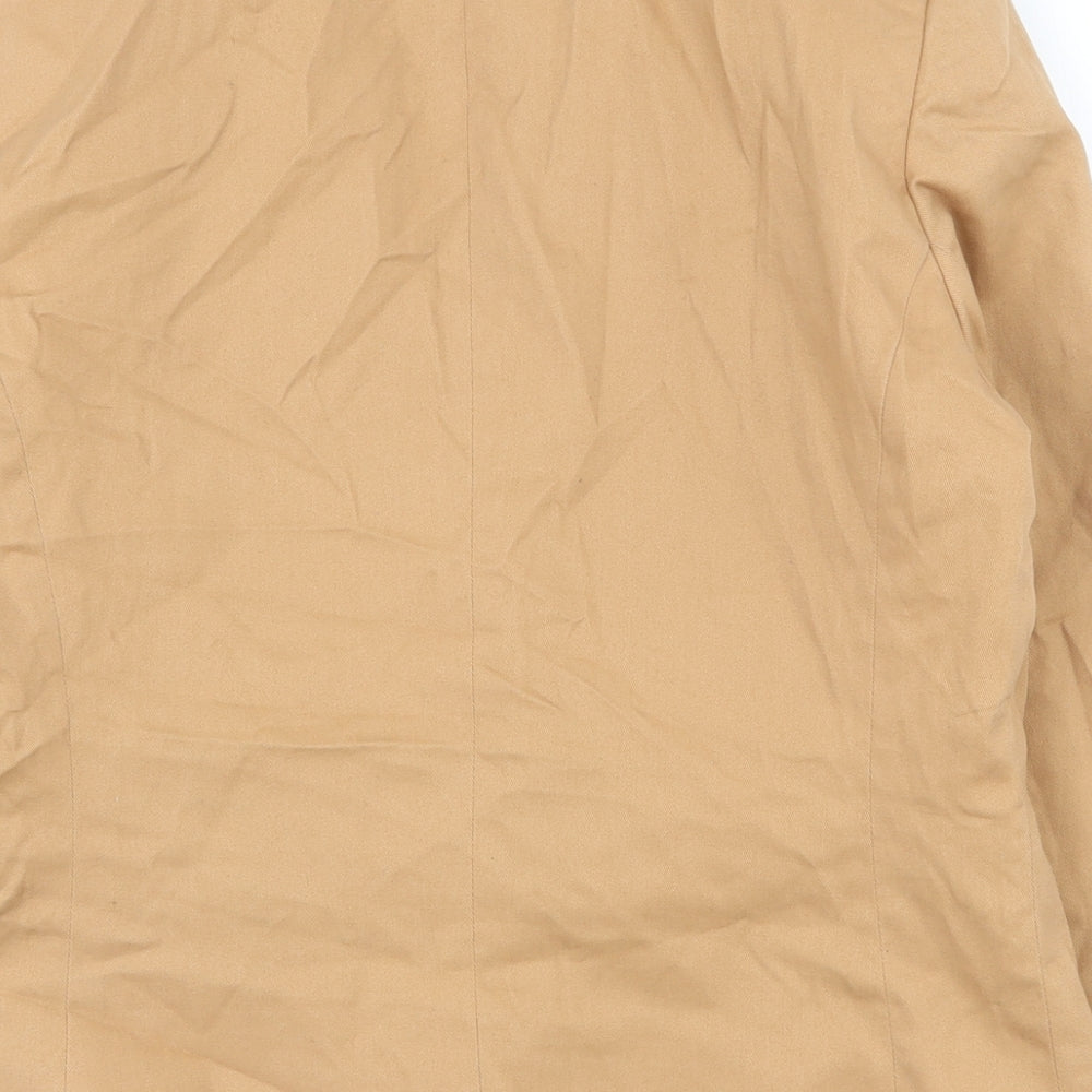 New Look Womens Brown   Jacket  Size 12  Button