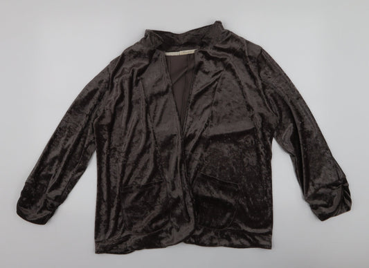 NEXT Womens Brown   Jacket Blazer Size 20