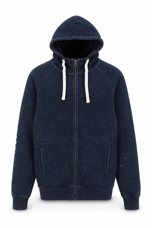Mens UK XS Regular Jack Wills Blue Full Zip Hoodie