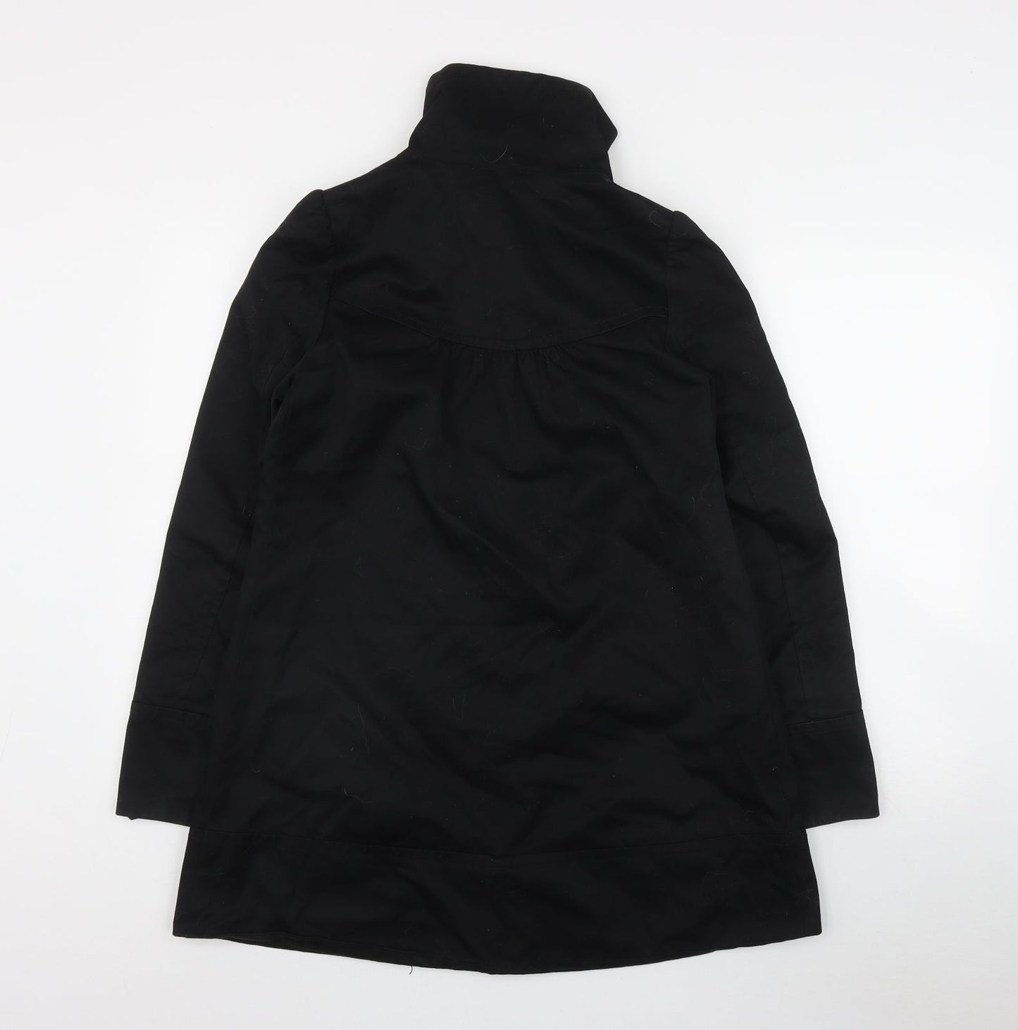 H&M Womens Black   Jacket  Size 8  Snap