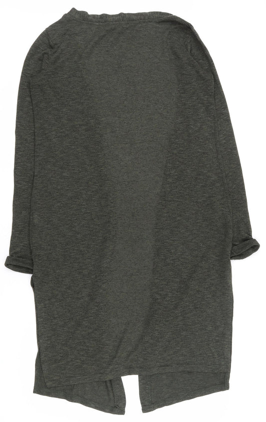 New Look Womens Green V-Neck  Polyester Cape Jumper Size 10