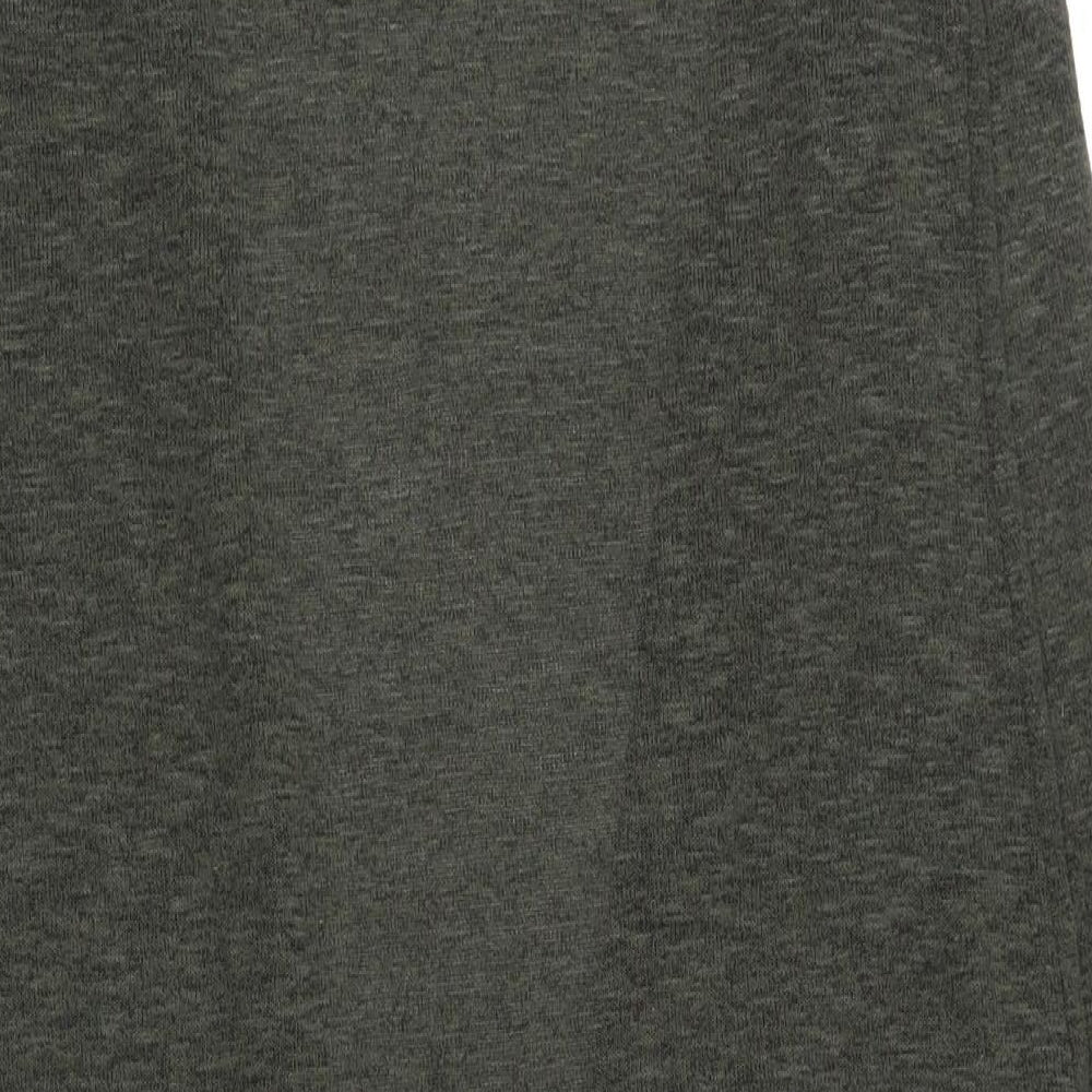 New Look Womens Green V-Neck  Polyester Cape Jumper Size 10