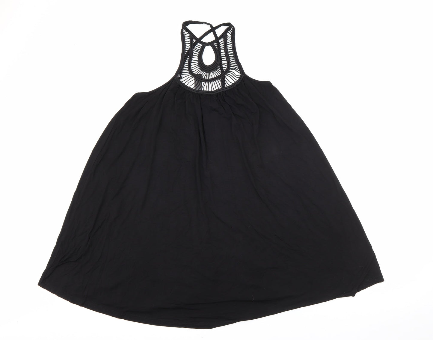 DORINA Womens Black  Viscose Shift  Size 10  Halter