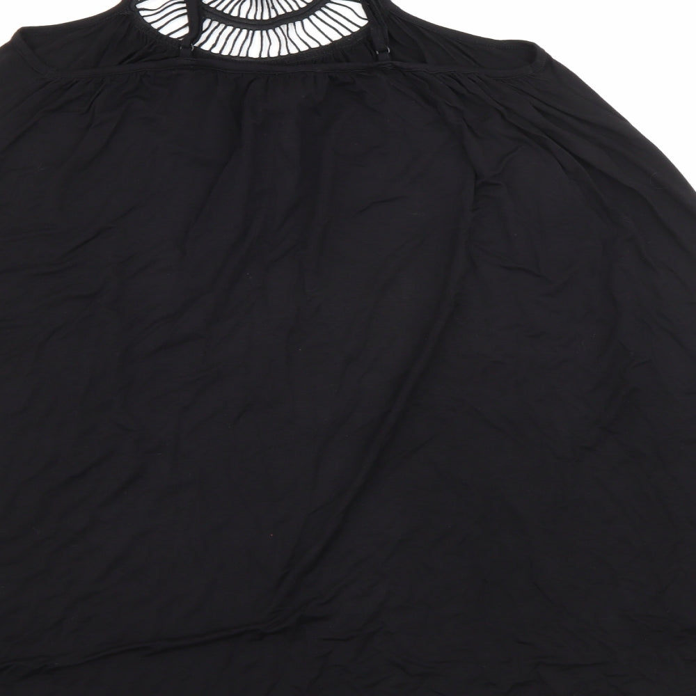 DORINA Womens Black  Viscose Shift  Size 10  Halter