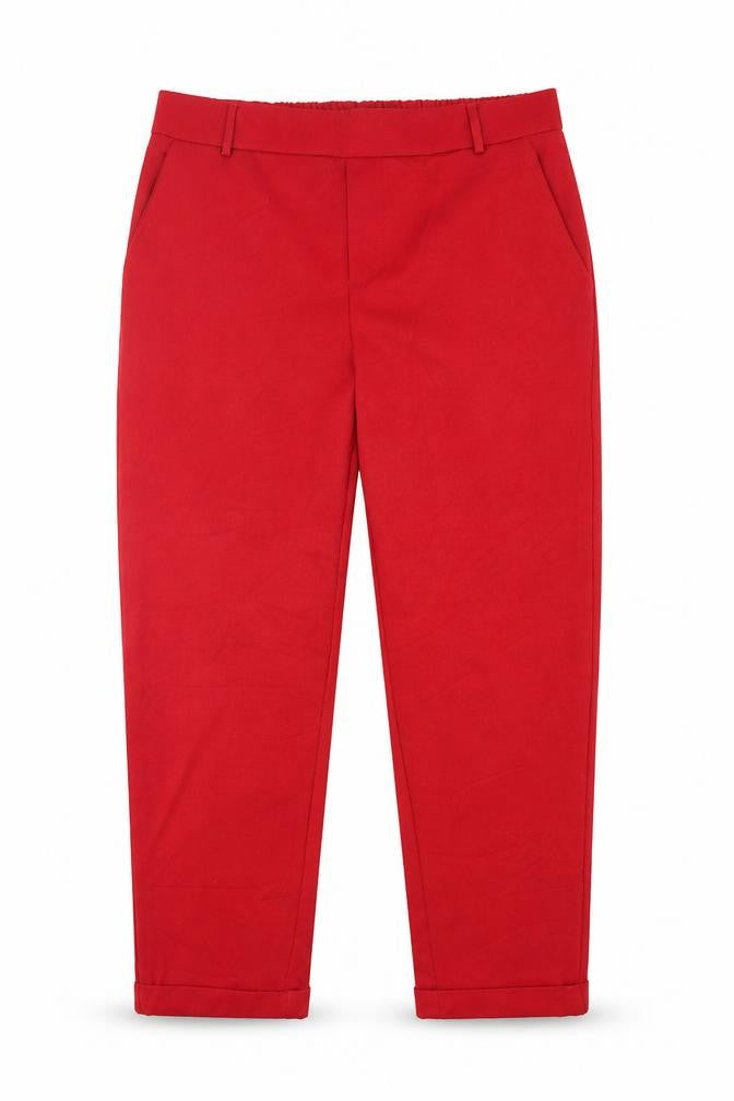 VERO MODA Mens Red  Polyester Trousers  Size M L28 in Regular