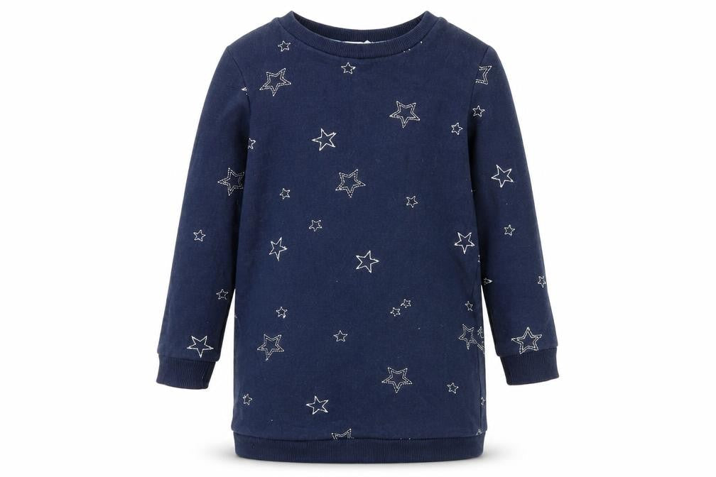 FatFace Girls Blue  100% Cotton Pullover Sweatshirt Size 6 Years  Pullover