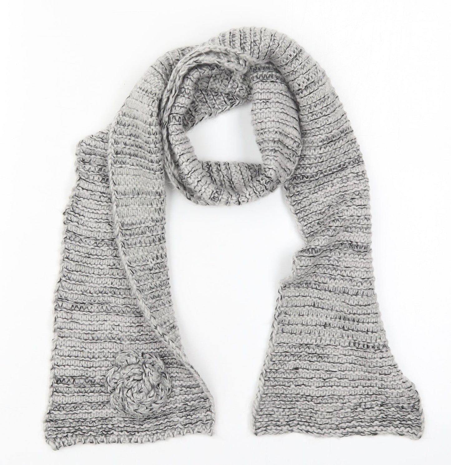 Matalan Womens Grey  Acrylic  Scarf