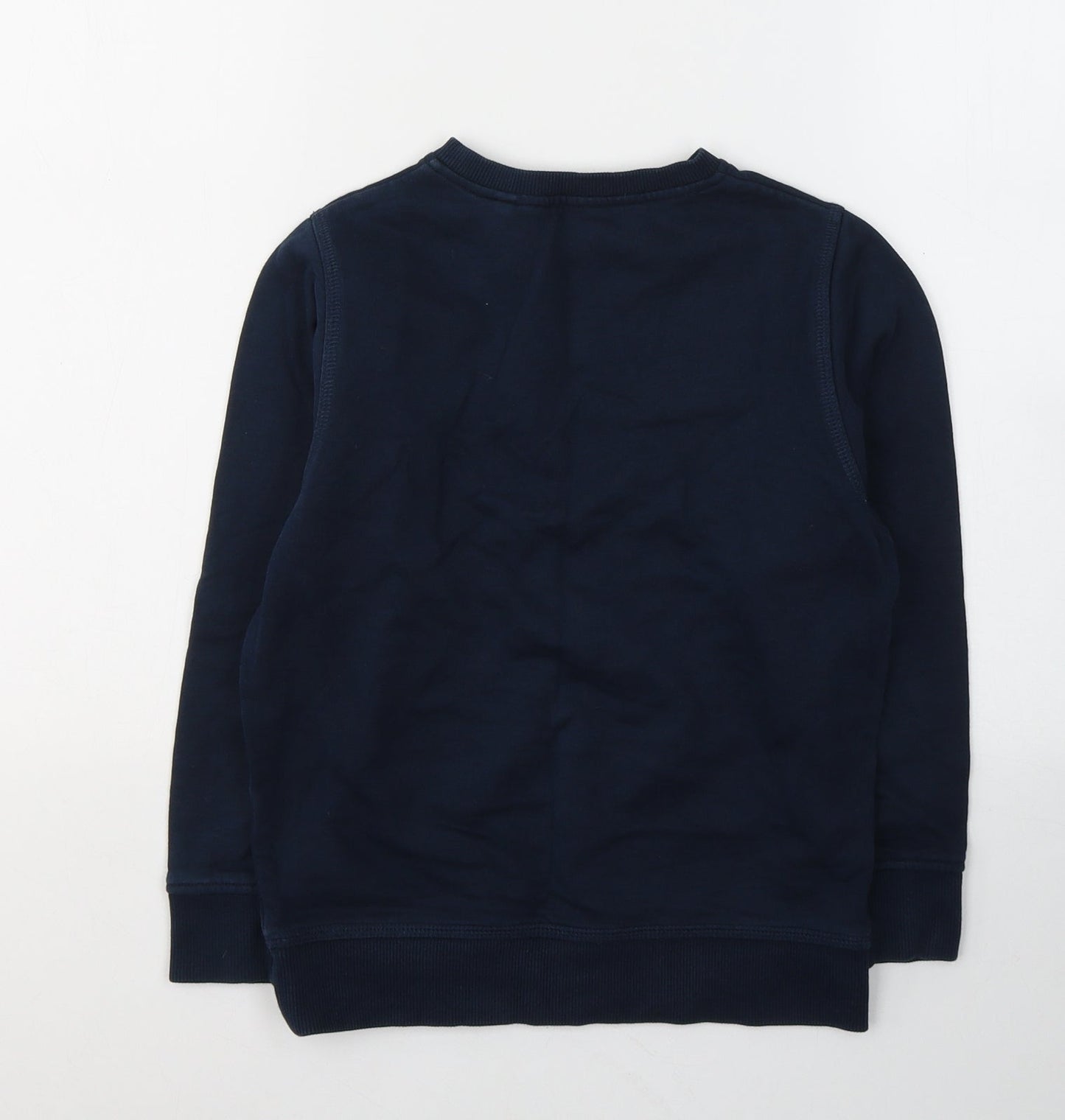 NEXT Boys Blue  Cotton Pullover Sweatshirt Size 7 Years  Pullover