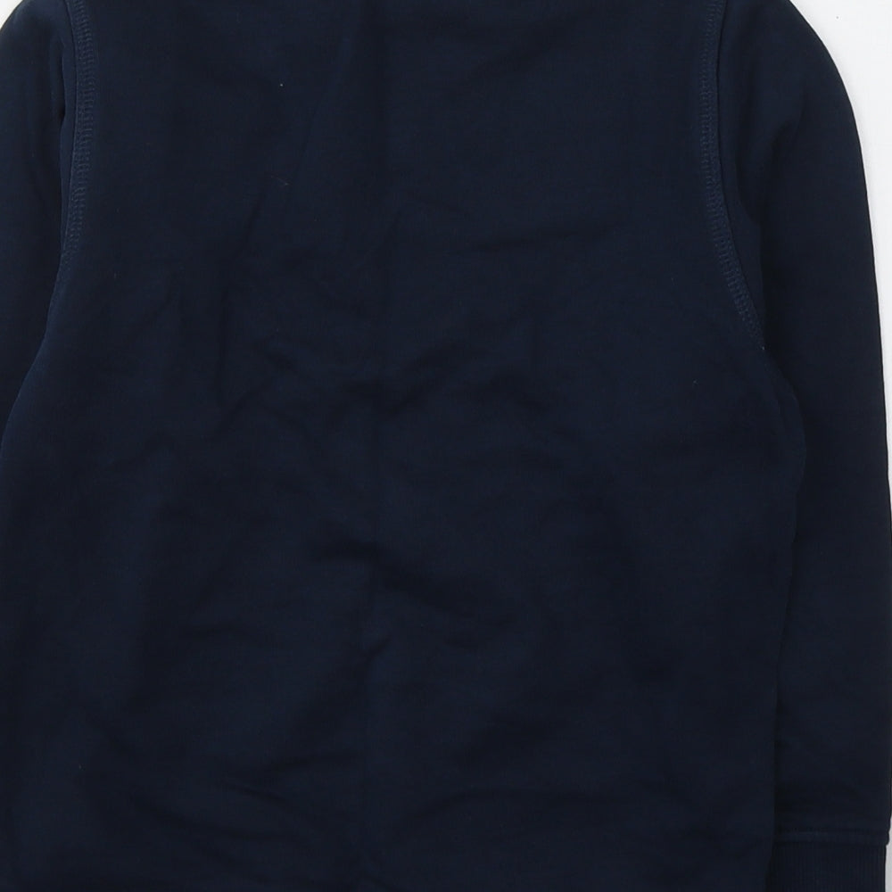 NEXT Boys Blue  Cotton Pullover Sweatshirt Size 7 Years  Pullover