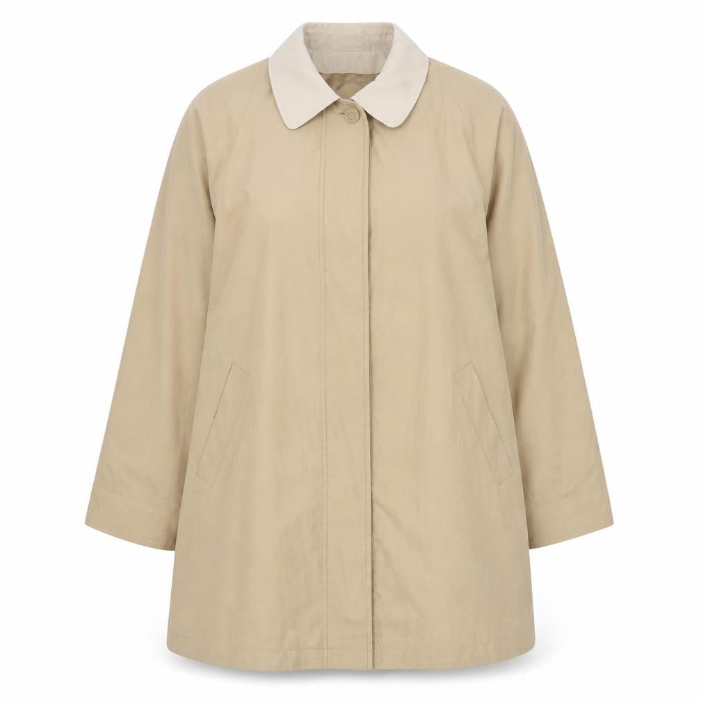 Holmewood Womens Beige   Overcoat Coat Size 14  Button