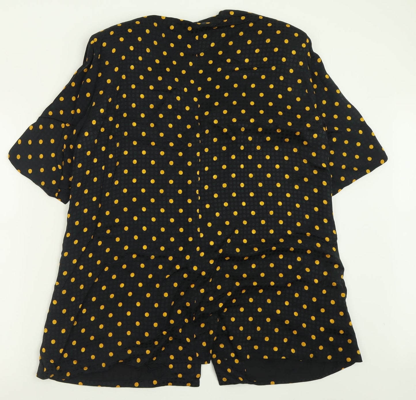 Anne Klein Womens Black Polka Dot  Jacket Blazer Size S  Button