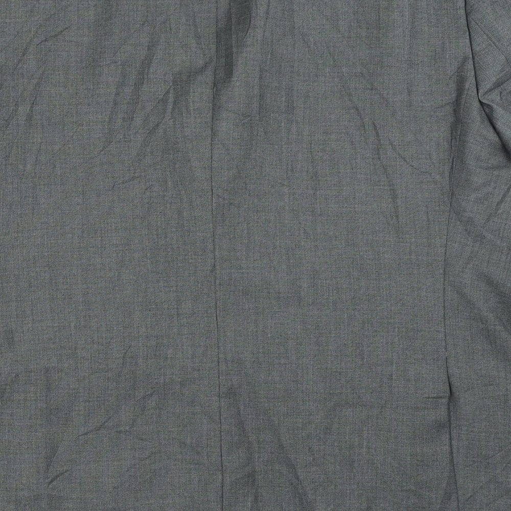 Charlton Gray Mens Grey  Polyester Jacket Suit Jacket Size 44