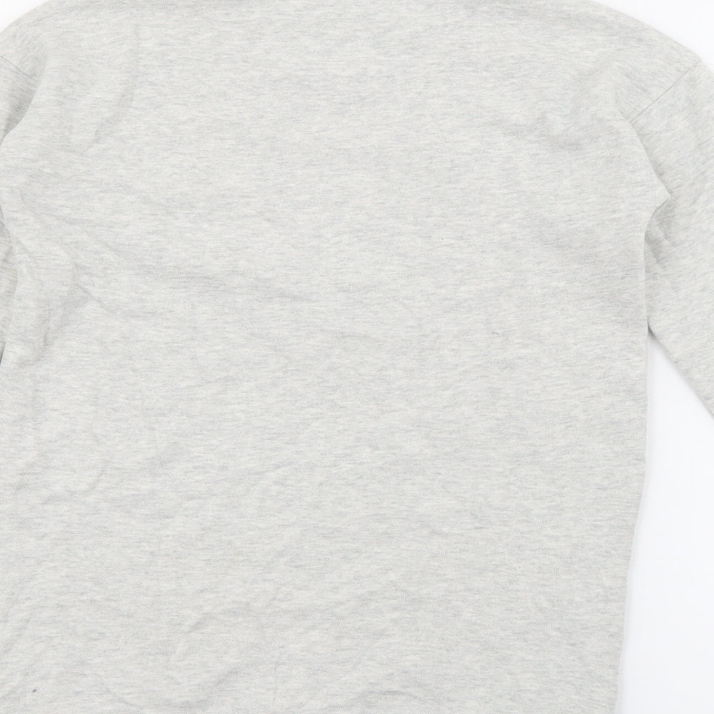 NEXT Girls Grey  Cotton Pullover Sweatshirt Size 6 Years