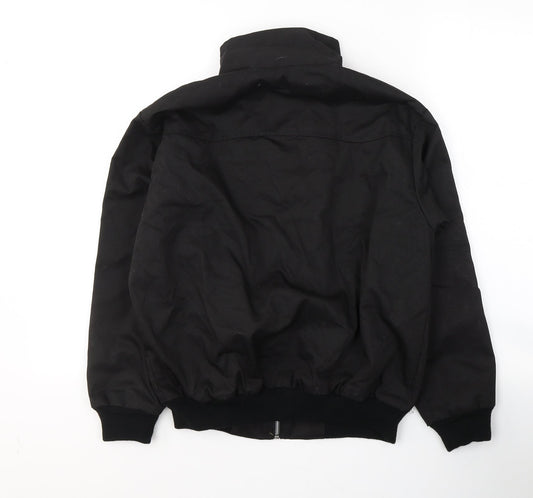 Made in England Mens Black   Jacket  Size S  Zip