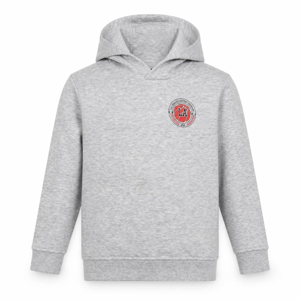 George Boys Grey  Cotton Pullover Hoodie Size 7-8 Years  Pullover - Los angeles