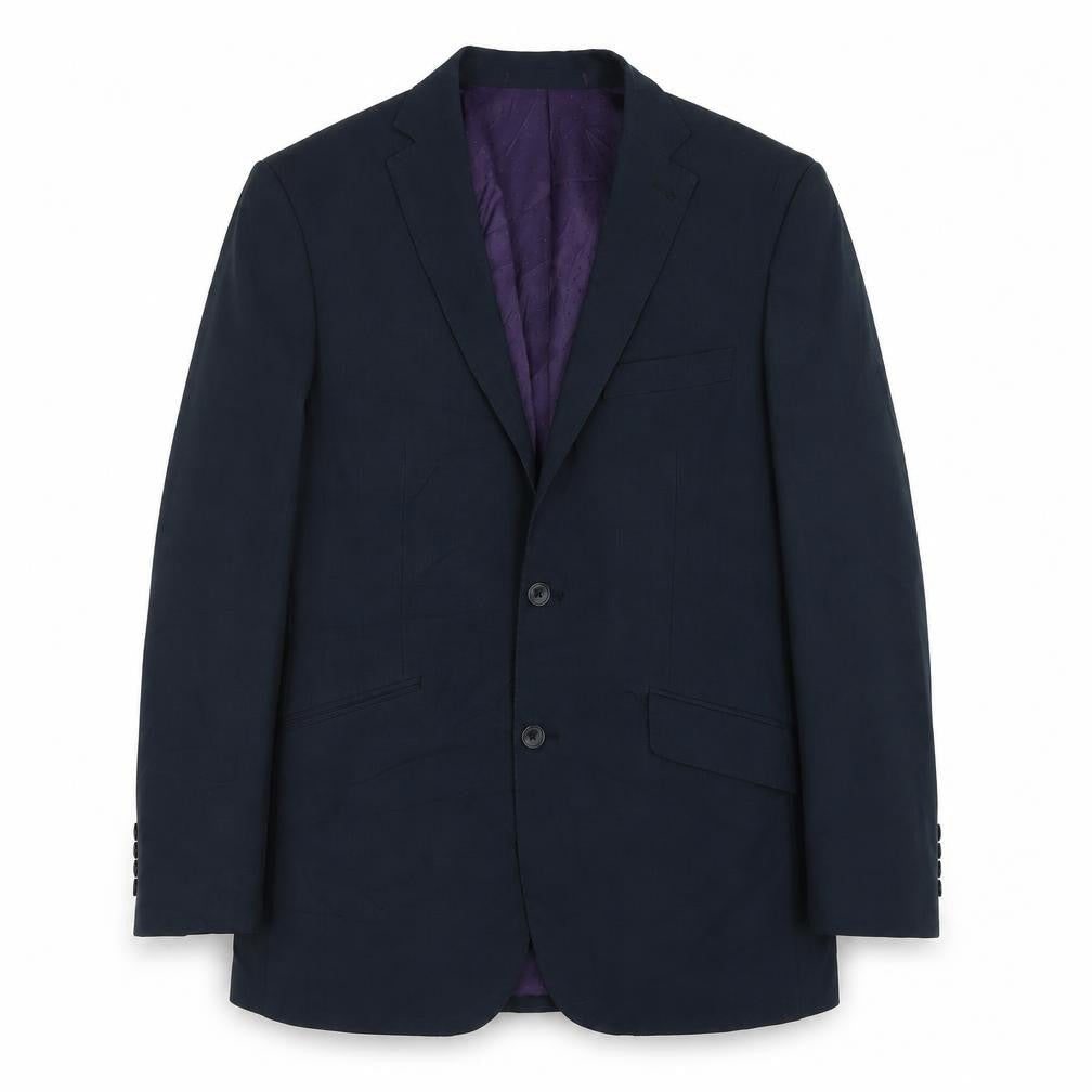 George Mens Blue  Polyester Jacket Suit Jacket Size 38