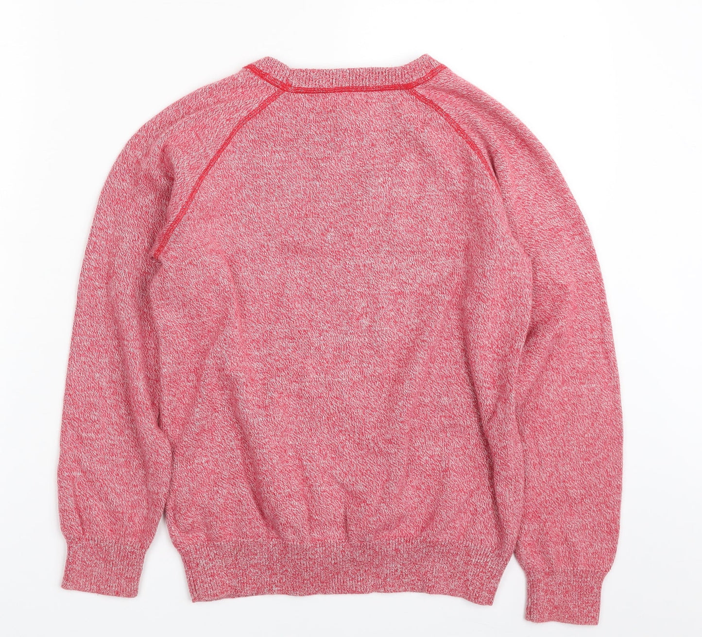 Gap Girls Pink Crew Neck  100% Cotton Pullover Jumper Size 10-11 Years  Pullover
