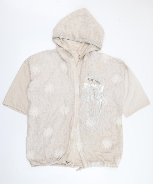Preworn Womens Beige   Jacket  One Size