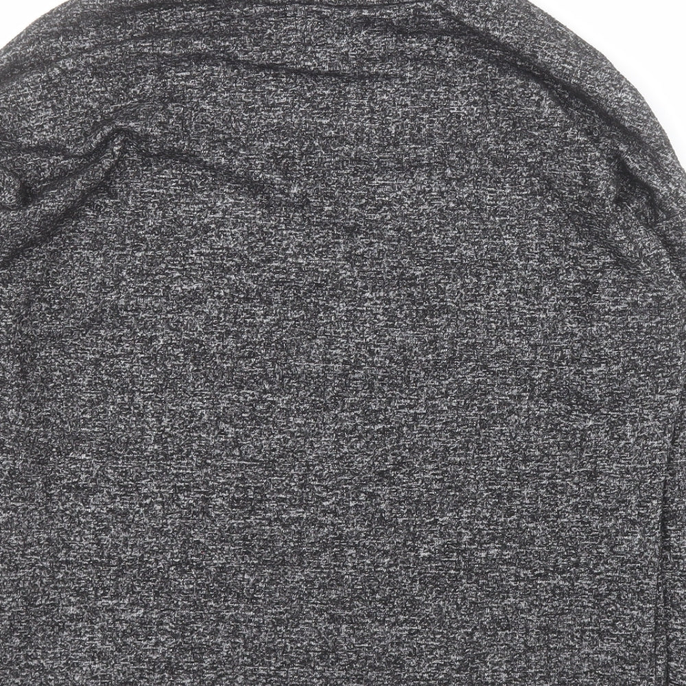 Warehouse Womens Black Roll Neck  Polyester Pullover Jumper Size 12
