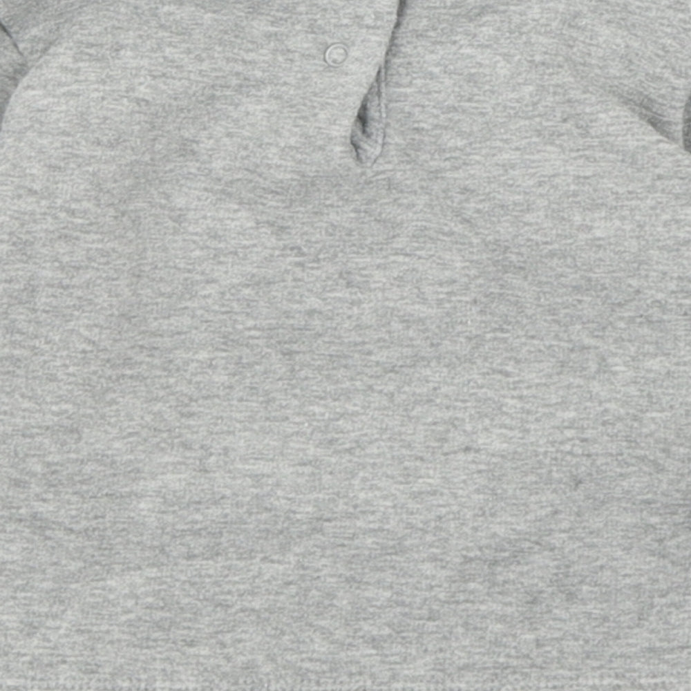 Gap Baby Grey  Cotton Pullover Jumper Size 6-9 Months  Button - Polar Bear