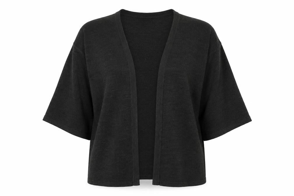 Dorothy Perkins Womens Grey V-Neck  Acrylic Cardigan Jumper Size 14