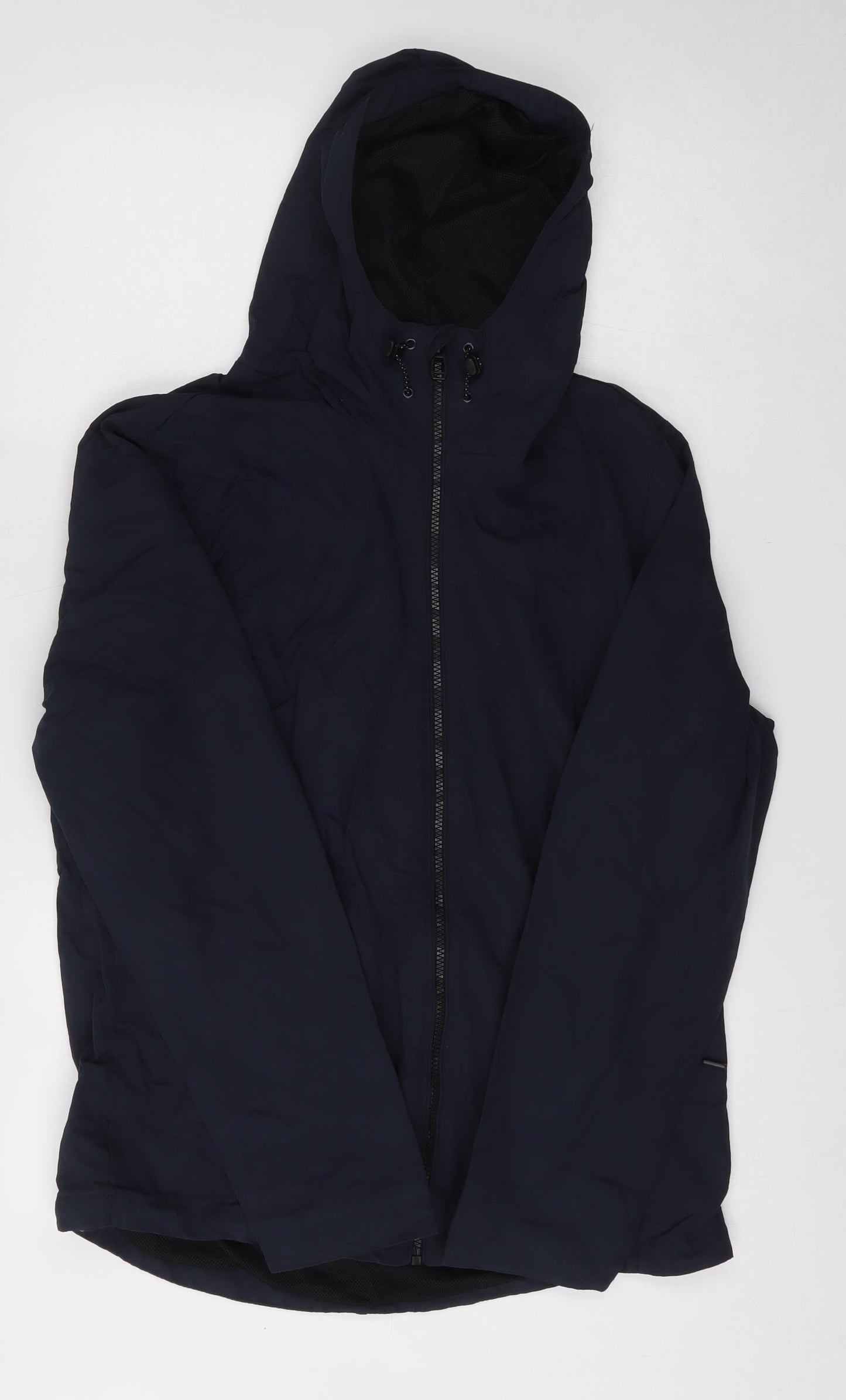 TESCO Womens Blue   Anorak Coat Size M  Zip