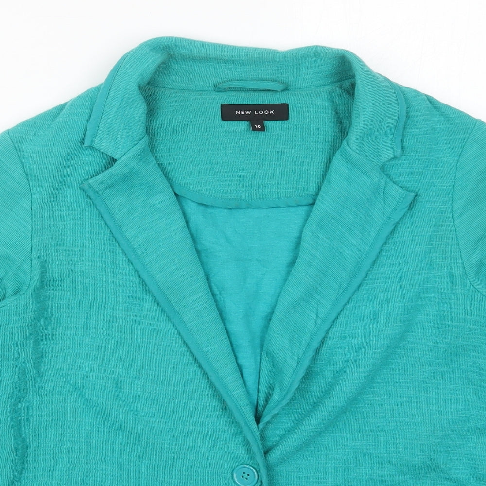 New Look Womens Green   Jacket  Size 10  Button