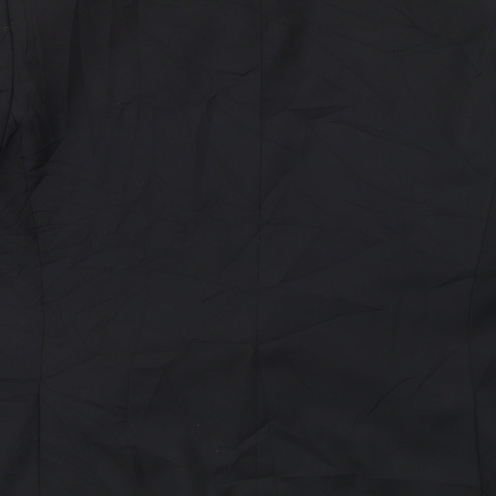 Tailor & Cutter Mens Black  Polyester Jacket Blazer Size 46