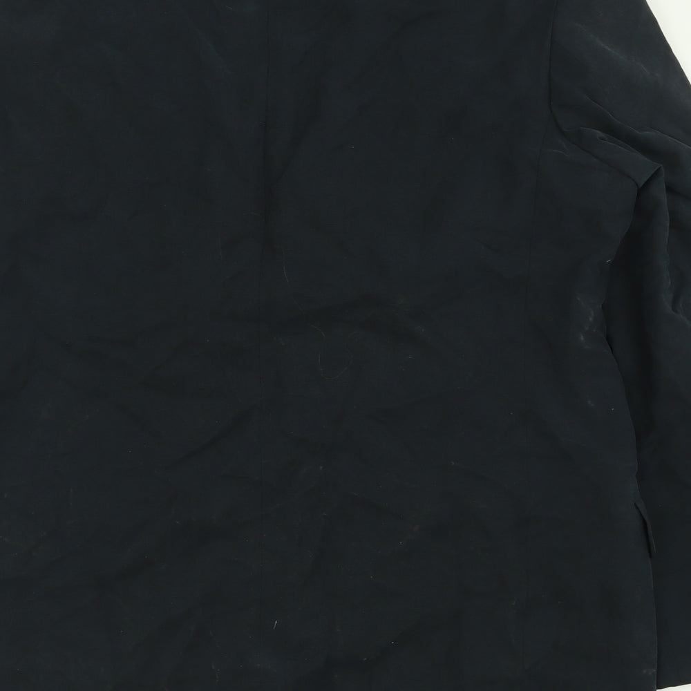 Marks and Spencer Mens Blue  Lyocell Jacket Suit Jacket Size 42