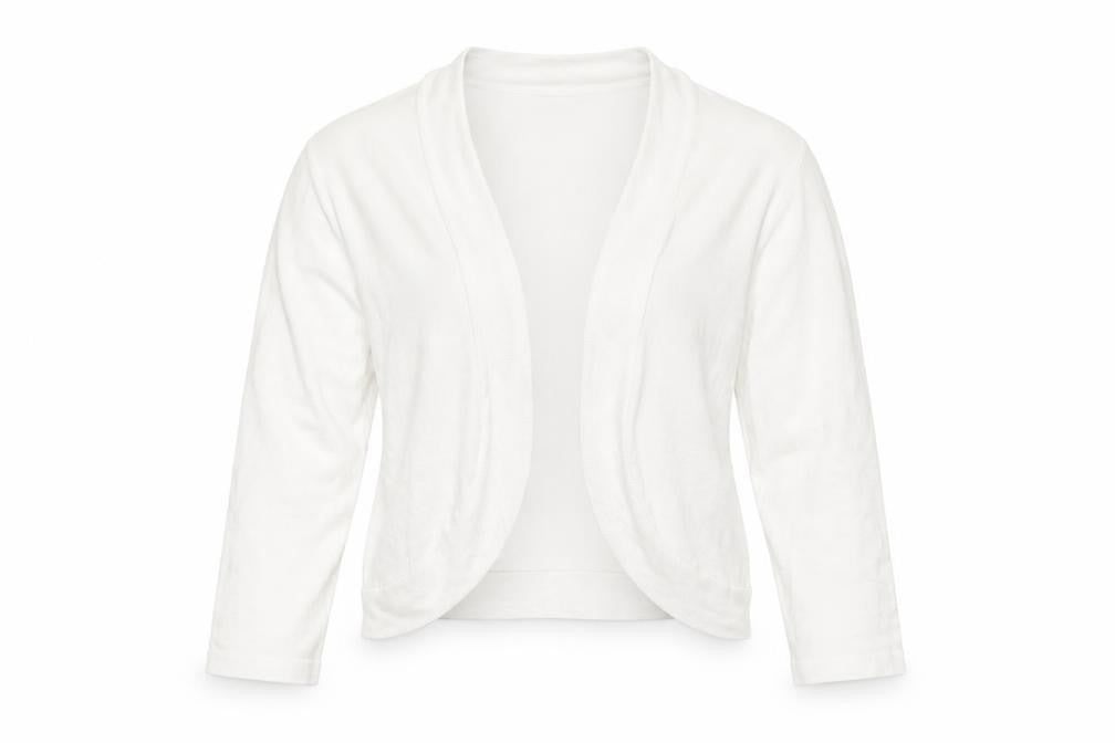 TEXT Womens White V-Neck  Viscose Cardigan Jumper Size M