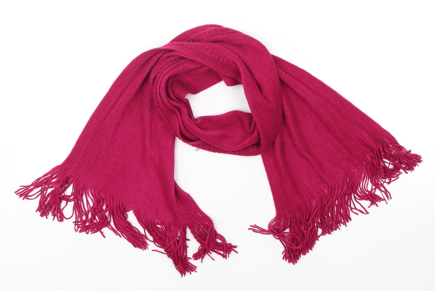 Preworn Womens Purple  Polyester  Scarf
