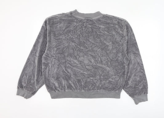 Amara Reya Womens Grey  Polyester Pullover Sweatshirt Size 16  Pullover - Star