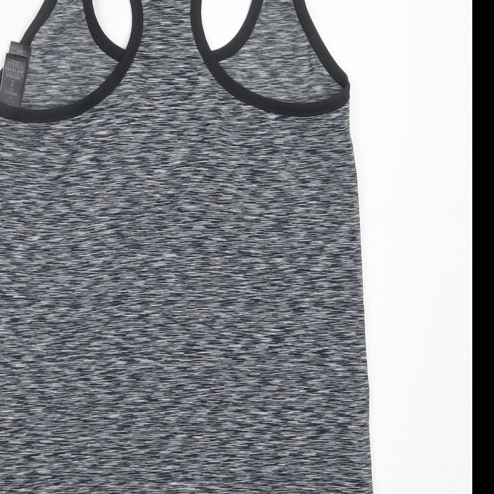 Marks and Spencer Womens Grey  Polyester Pullover Tank Size S Scoop Neck Pullover