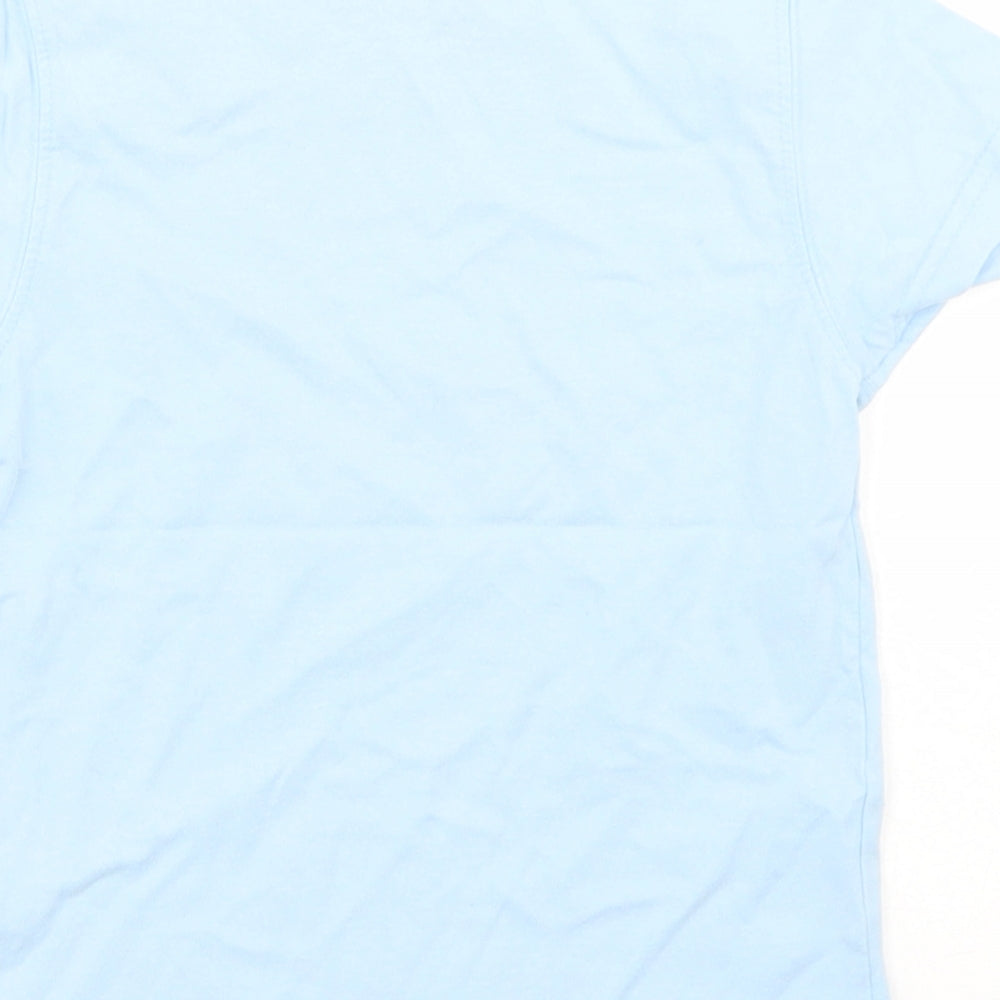 Gap Boys Blue  Cotton Basic T-Shirt Size 2 Years Crew Neck