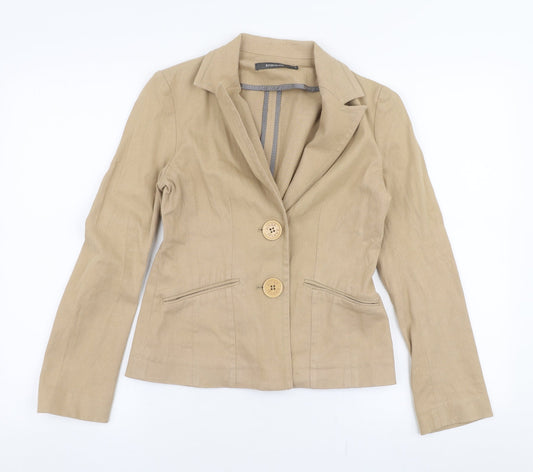 River Island Womens Brown   Jacket Coat Size 8  Button