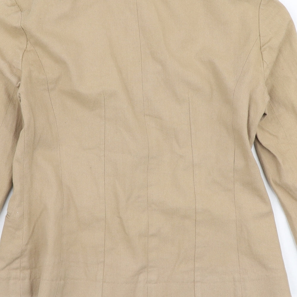 River Island Womens Brown   Jacket Coat Size 8  Button