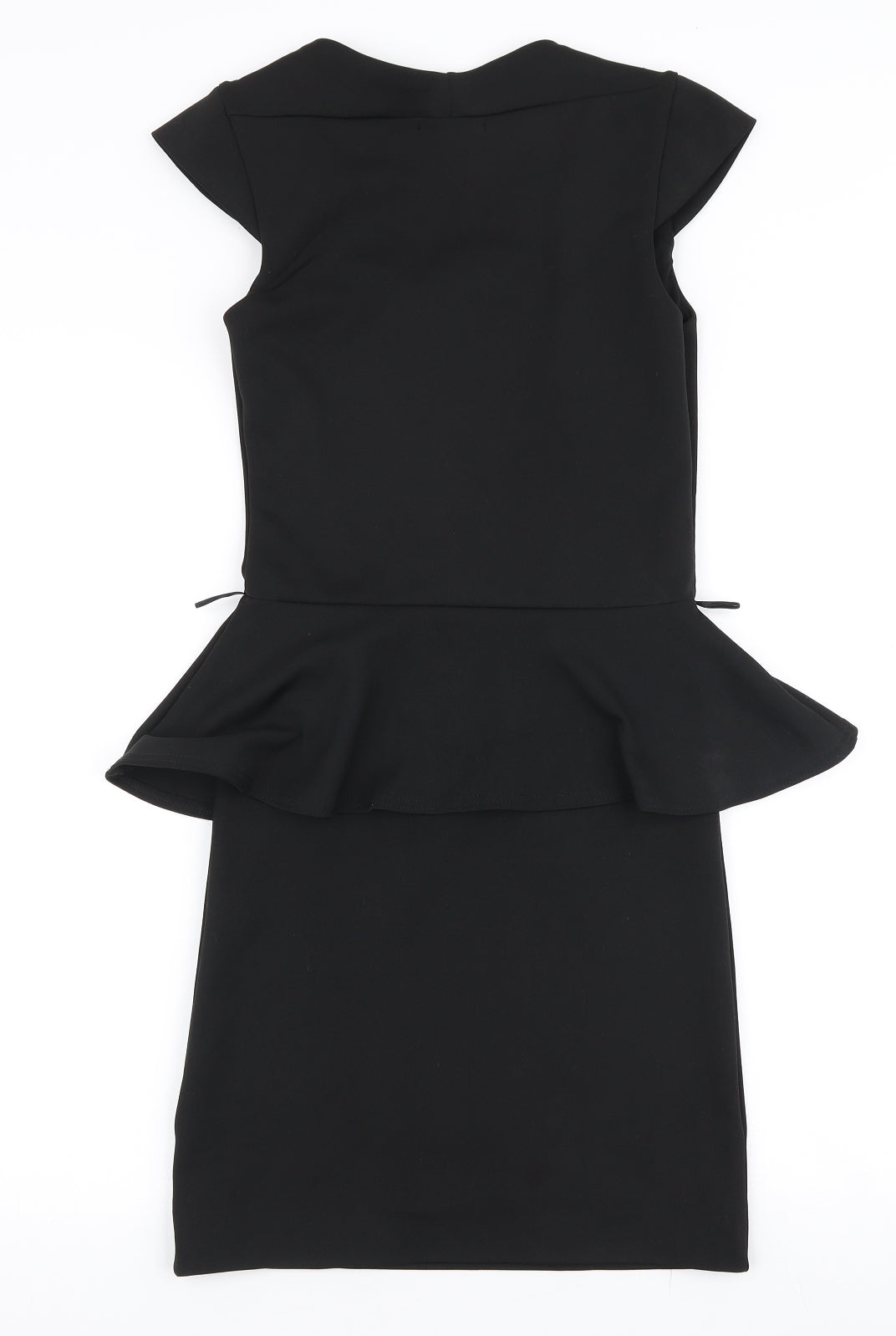 Exhibit Womens Black  Polyester Bodycon  Size 8  Round Neck Pullover