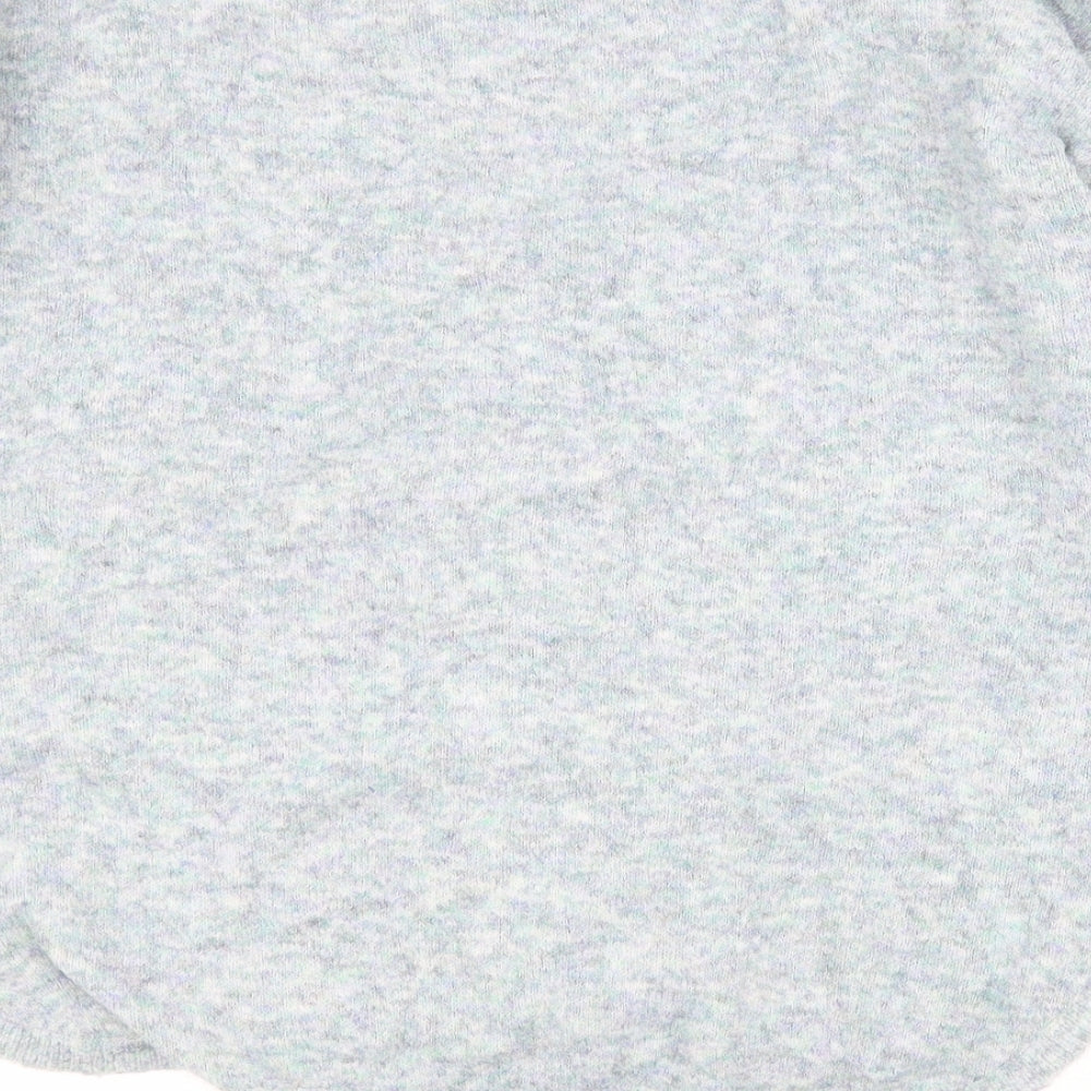 Marks and Spencer Womens Blue Round Neck  Acrylic Pullover Jumper Size 12