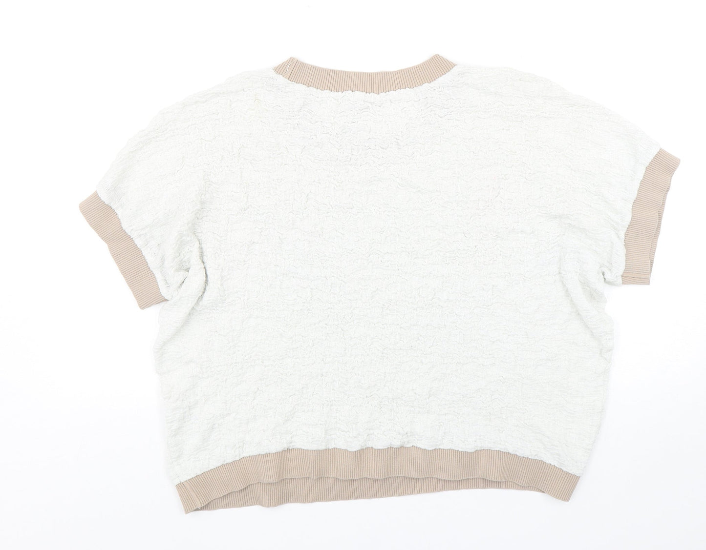 Gallery Womens Multicoloured Round Neck  Cotton Pullover Jumper Size L