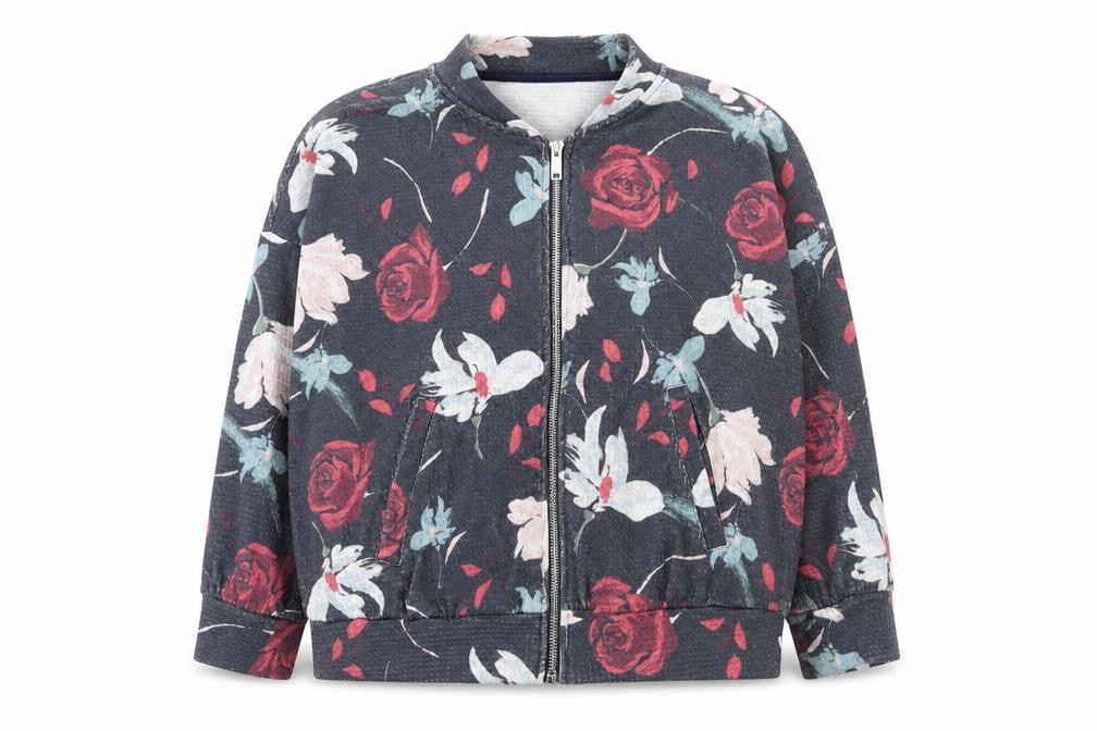 Womens UK L Regular United Colors of Benetton Multicoloured Full Zip Sweatshirt