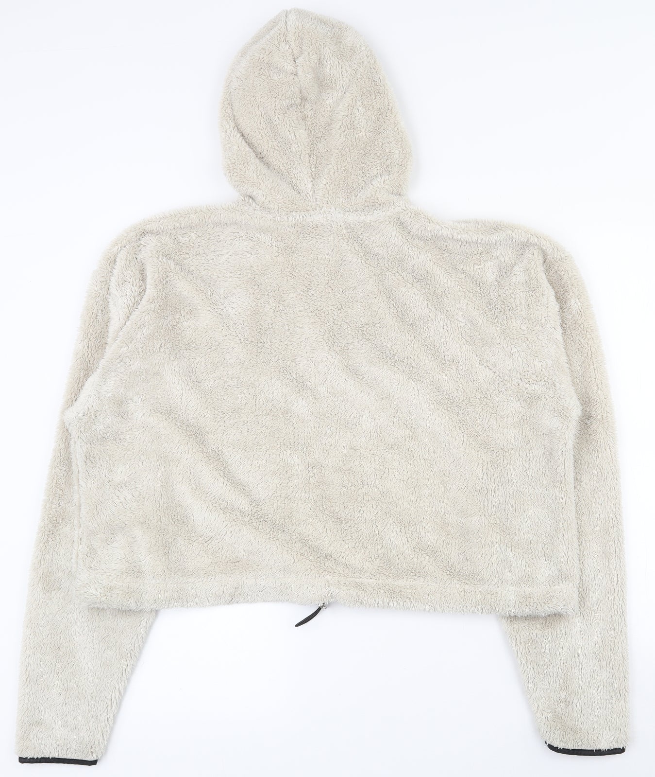 Topshop Womens Beige  Polyester Pullover Hoodie Size 10  Pullover