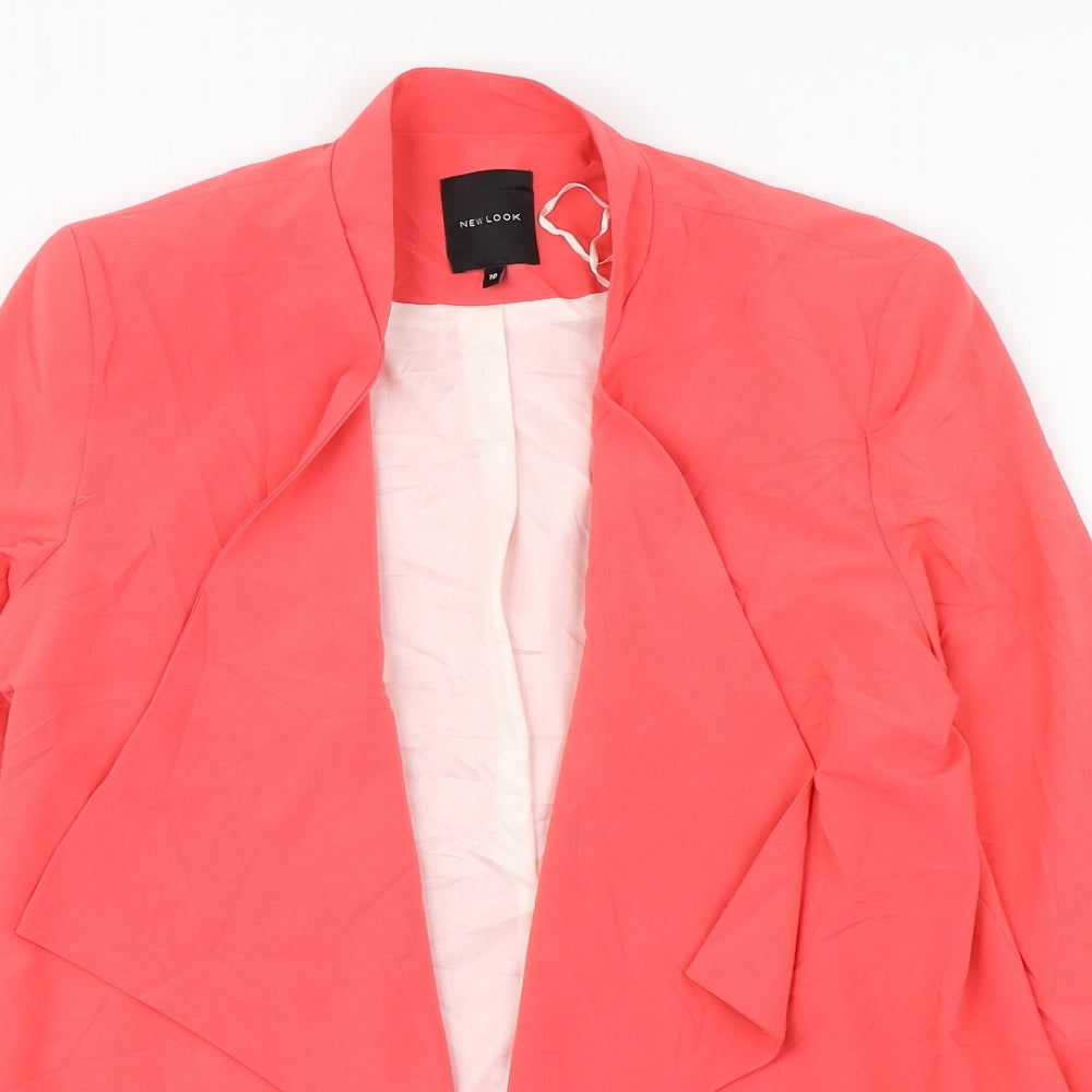 New Look Womens Pink   Jacket Blazer Size 10