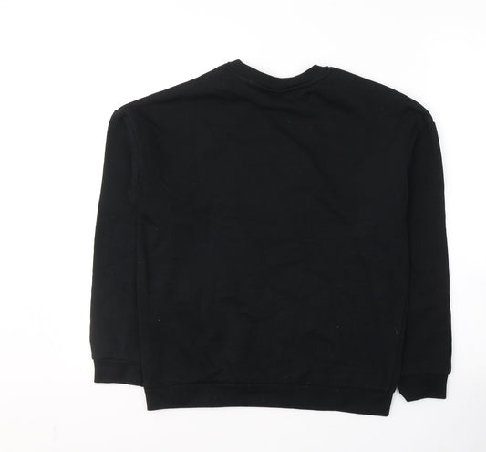 Disney Womens Black  Cotton Pullover Sweatshirt Size XS  Pullover - Drama Queen