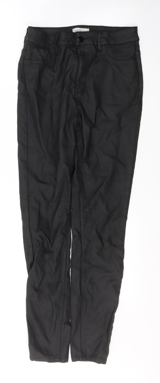 Urban Bliss Womens Black  Viscose Skinny Jeans Size 10 L28 in Regular Button