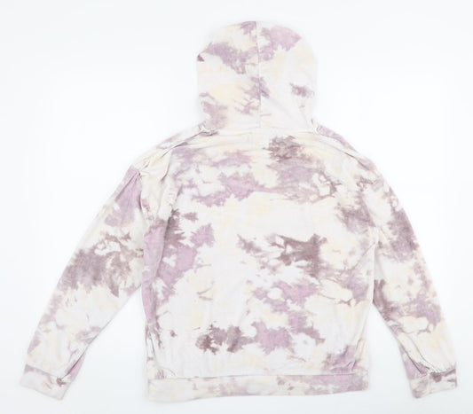 Jeff & Co Womens Multicoloured  Polyester Pullover Hoodie Size 10  Pullover