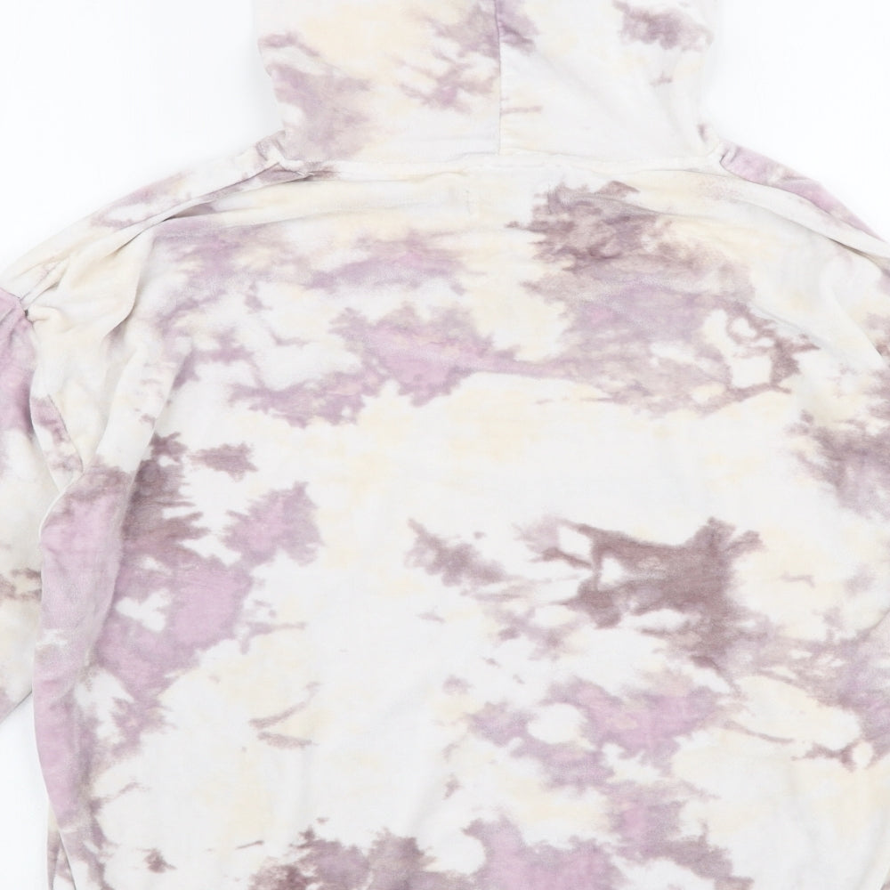 Jeff & Co Womens Multicoloured  Polyester Pullover Hoodie Size 10  Pullover