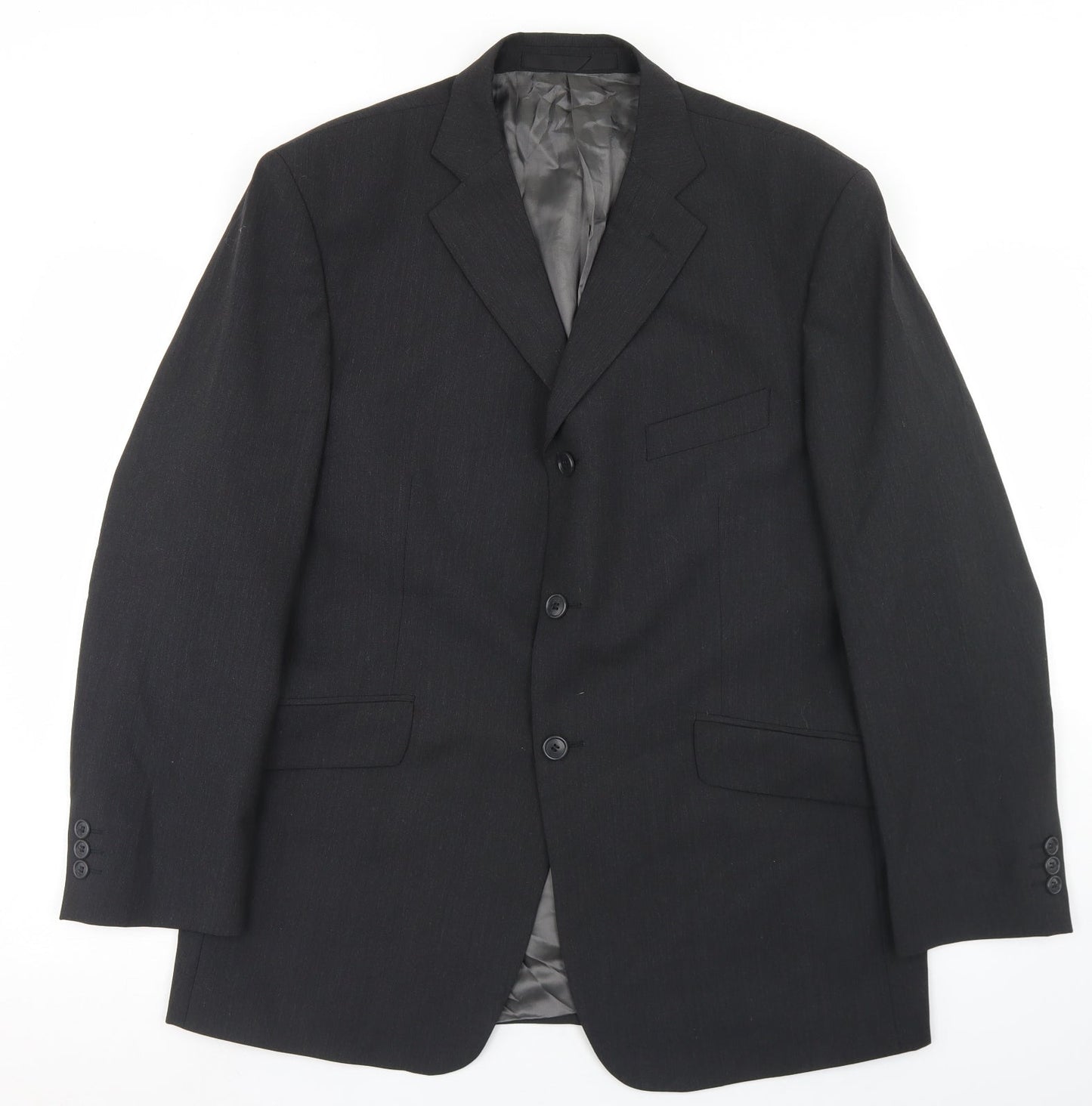 Marks and Spencer Mens Grey  Polyester Jacket Blazer Size 42